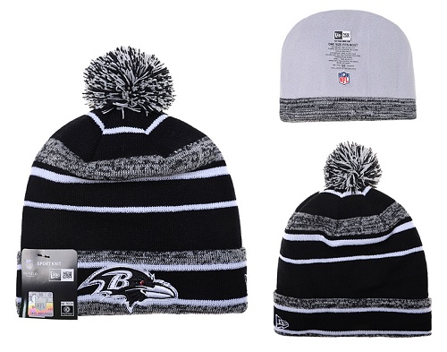 NFL Baltimore Ravens Stitched Knit Beanies 006